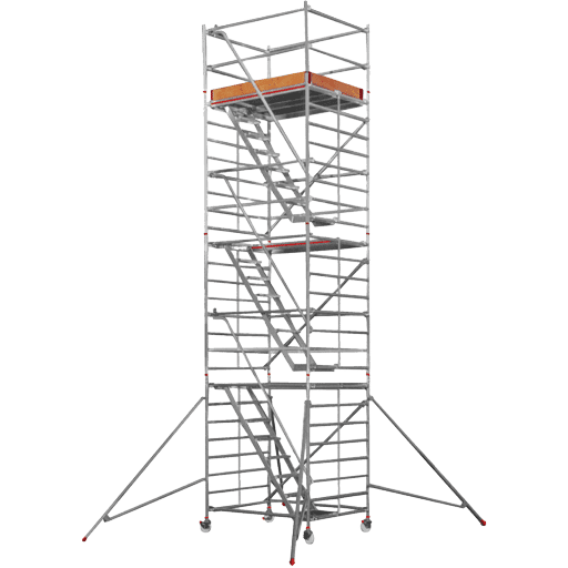 Double Width Mobile Aluminium Scaffold Tower