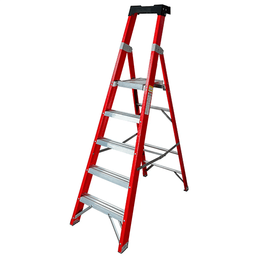 Fiberglass Heavy Duty Platform Ladder