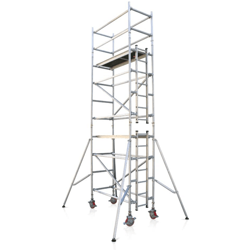 Single Width Mobile Aluminium Scaffold Tower